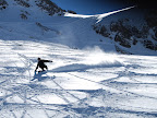Surfer somewhere in Tignes ...
